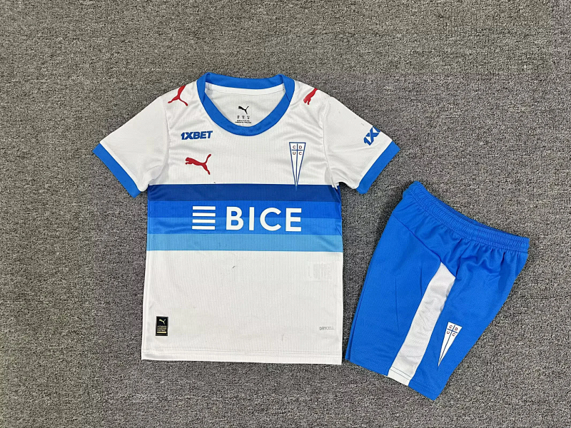Niño_kids kit 26-27 Universidad Catolica home soccer jersey size 16-30